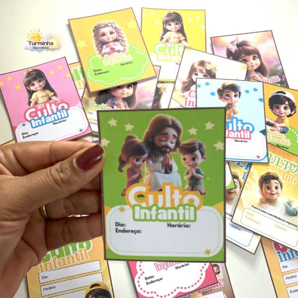 CONVITES PARA CULTO INFANTIL - Imagem 5