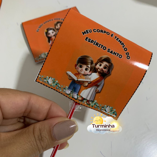 KIT LEMBRANCINHAS MAIO LARANJA - Imagem 5