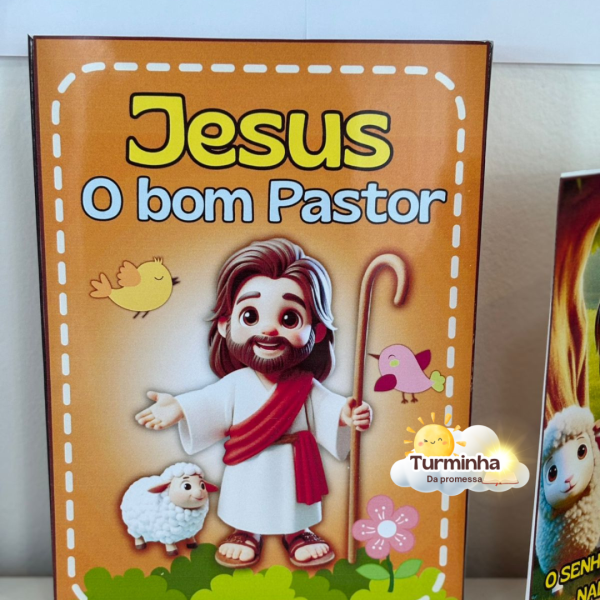 COMBO: JESUS O BOM PASTOR + MOCHILA DO CEÚ - Imagem 4