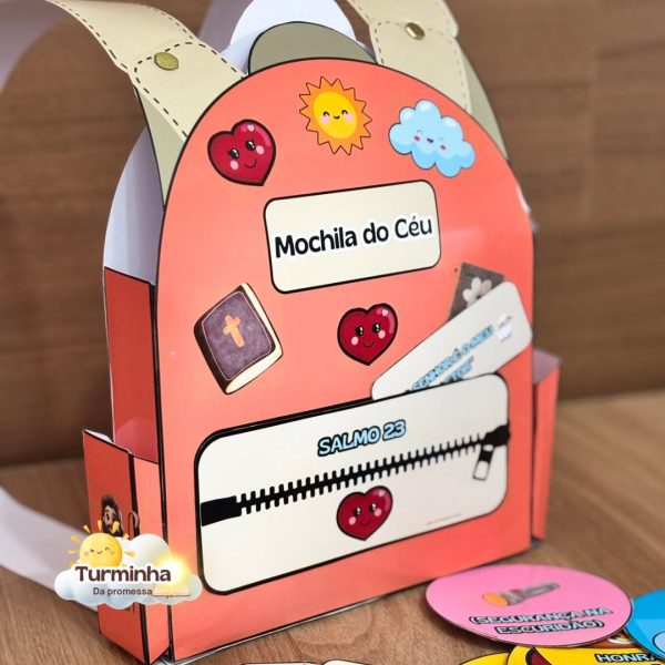 COMBO: JESUS O BOM PASTOR + MOCHILA DO CEÚ - Imagem 6