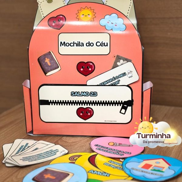 COMBO: JESUS O BOM PASTOR + MOCHILA DO CEÚ - Imagem 7