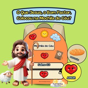 MOCHILA DO CÉU - BOM PASTOR - SALMO 23