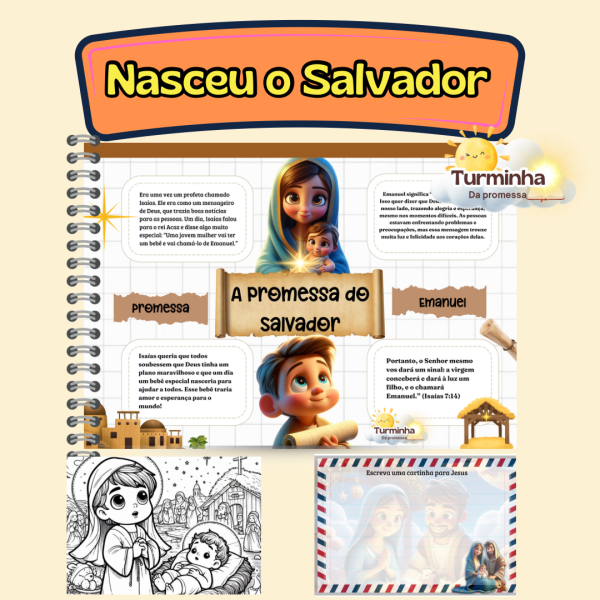 NASCEU O SALVADORo caminho para o presépio - Imagem 2