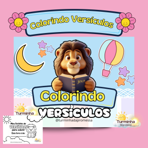 COLORINDO VERSíCULOS CAPA MENINO
