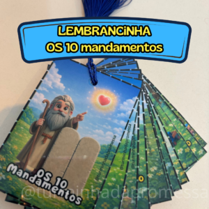 LEMBRANCINHA 10 MANDAMENTOS