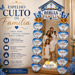 ESPELHO AFIRMAÇÕES CULTO DA FAMÍLIA