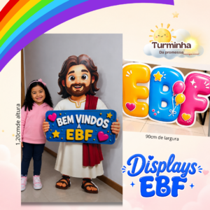 DISPLAYS JESUS GRANDÃO E TOOTEM EBF