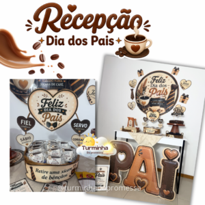 KIT RECEPÇÃO - DIA DOS PAIS CAFÉ COM HONRA