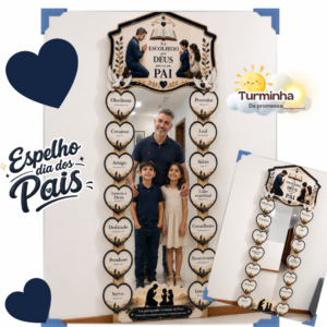 DECORAÇÃO ESPELHO DIA DOS PAIS