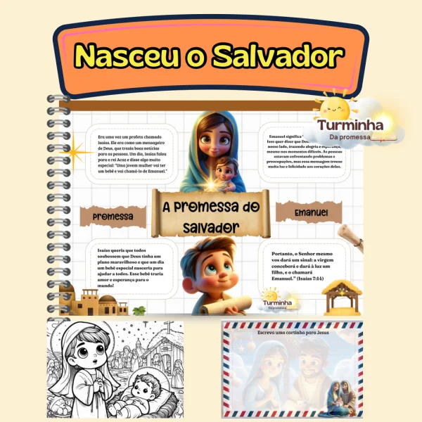 NASCEU O SALVADORo caminho para o presépio - Imagem 2