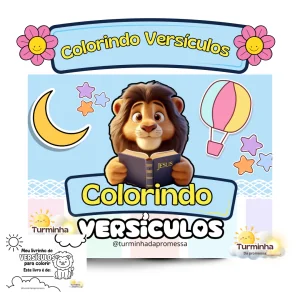COLORINDO VERSíCULOS CAPA azul